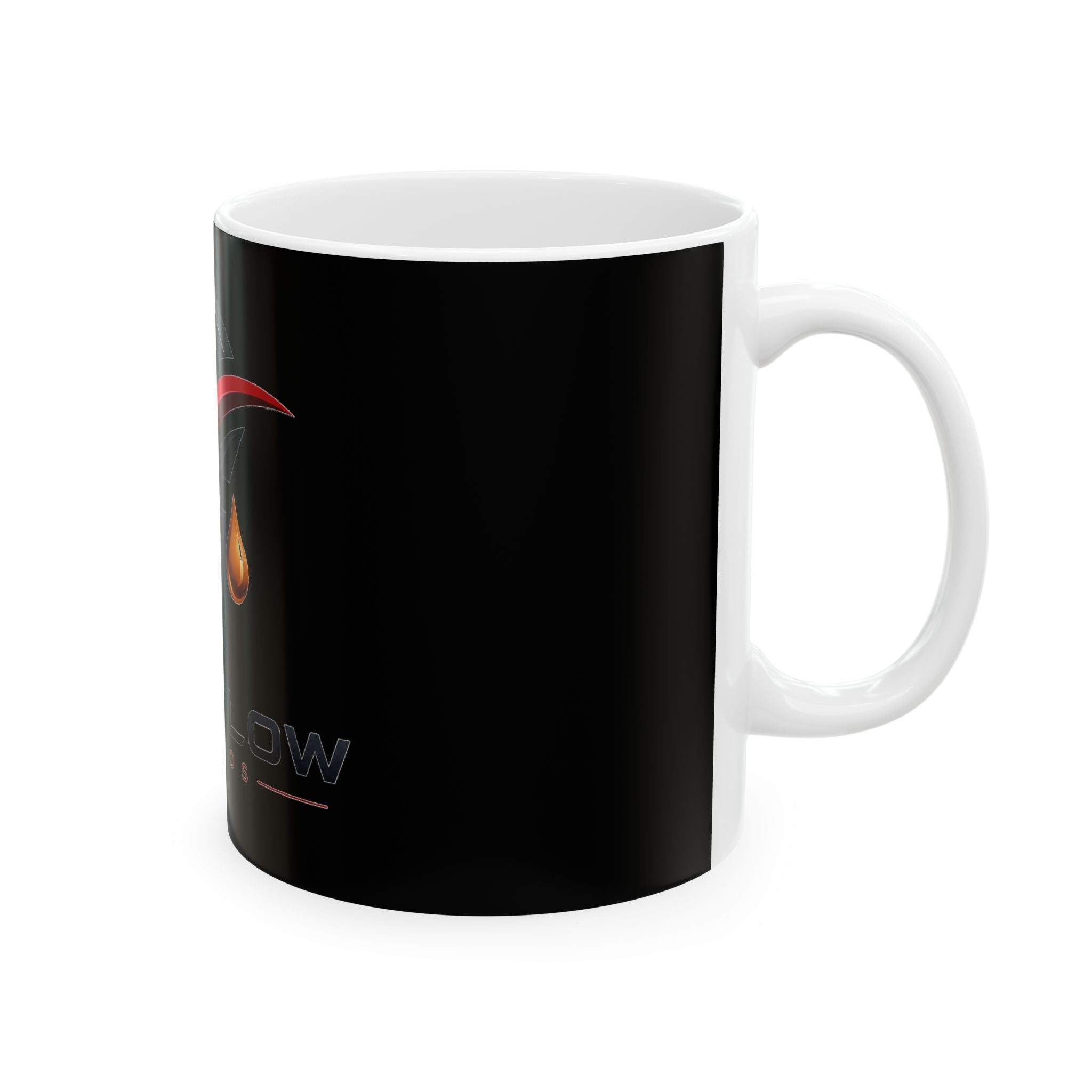 Hellflow Studios logo Mug | Ceramic Coffee Cup, 11oz or 15oz