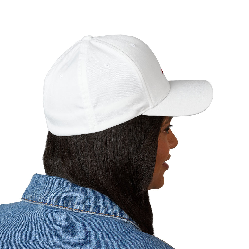 Embroidered HellFlow Logo Cap — Structured Closed-Back Baseball Hat