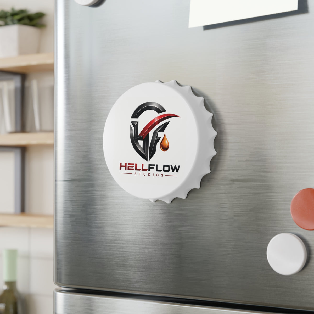 HellFlow Studios Magnetic Bottle Opener