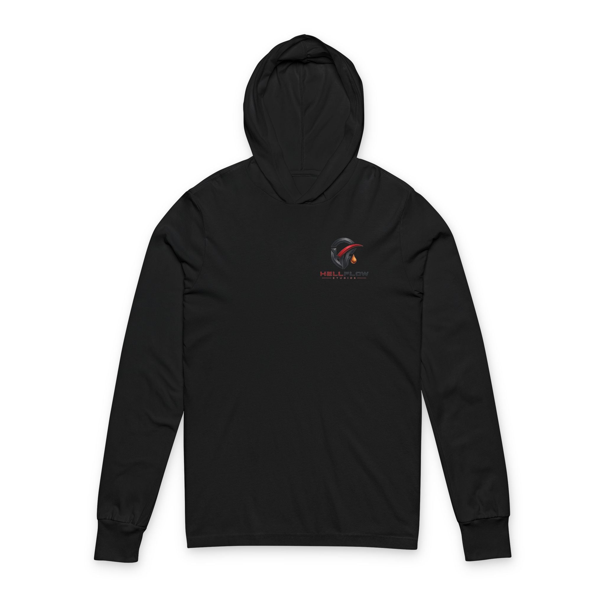 Hellflow Logo Hooded Long Sleeve Tee
