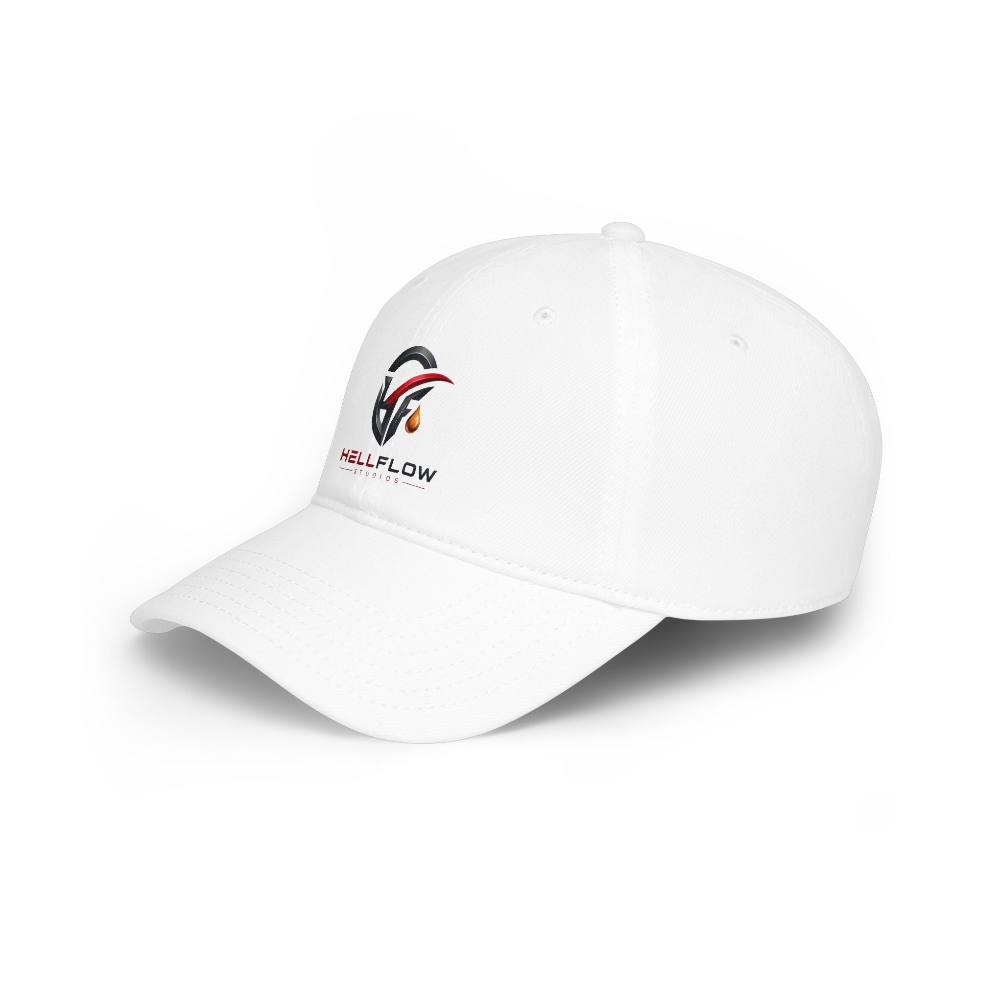 HellFlow Logo Low Profile Cap — Embroidered Baseball Hat