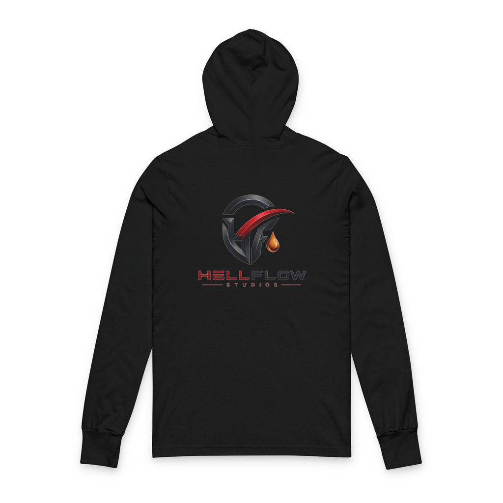 Hellflow Logo Hooded Long Sleeve Tee