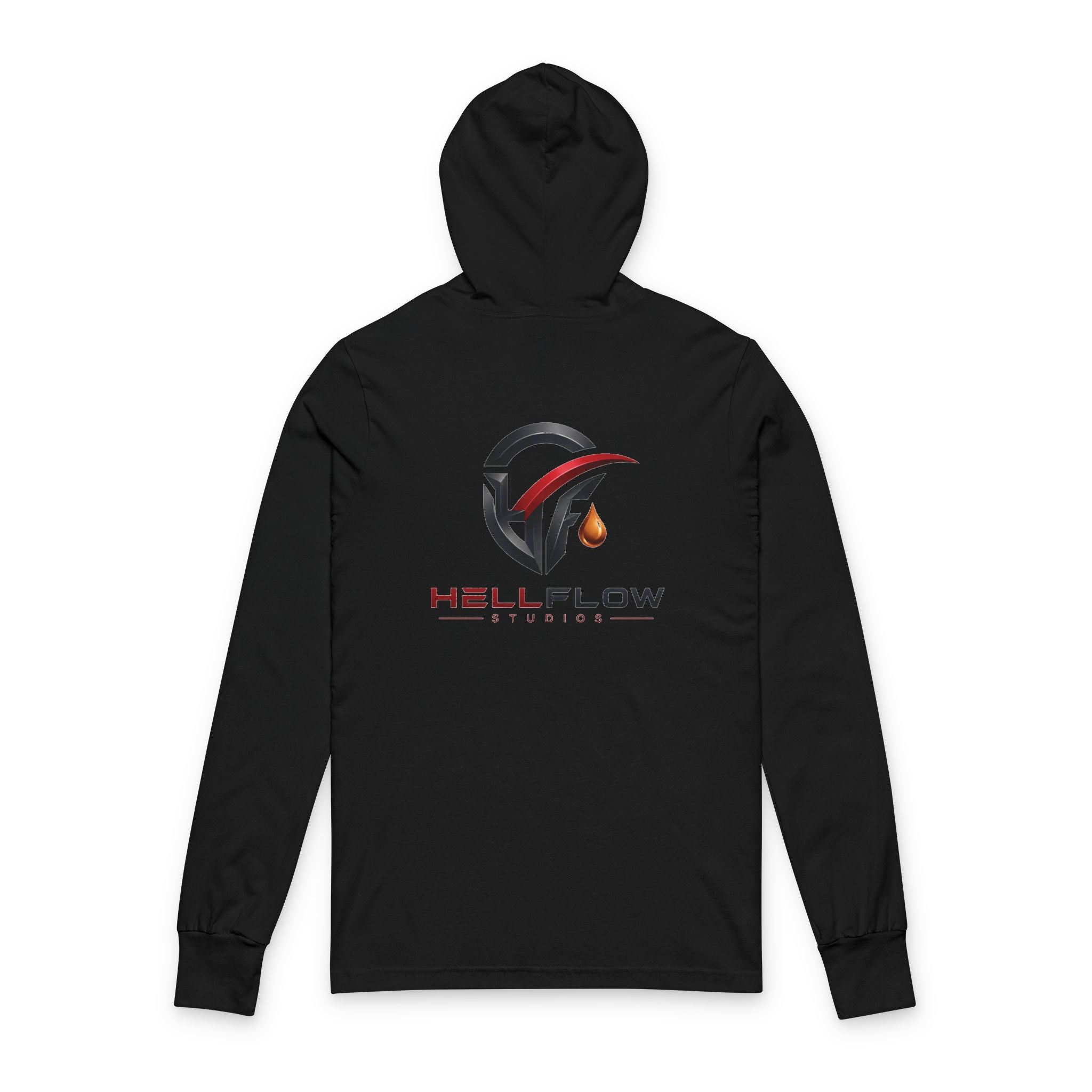 Hellflow Logo Hooded Long Sleeve Tee