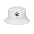 Embroidered 'Hellflow' Logo Bucket Hat