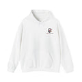 HellFlow Studios Logo Hoodie — Branded White Pullover