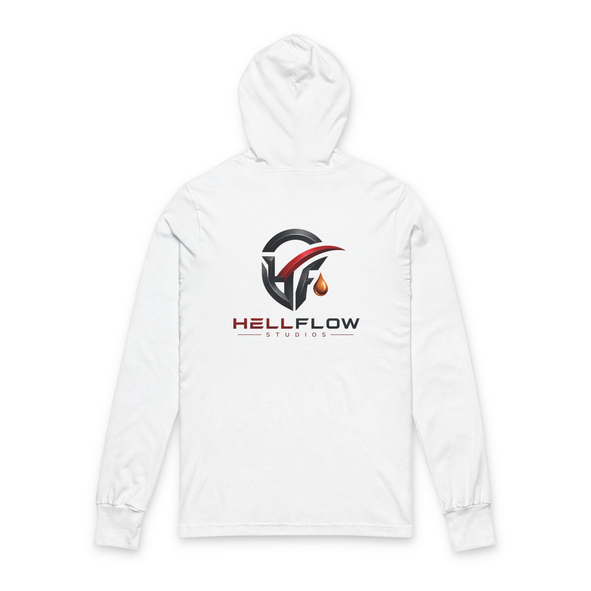Hellflow Logo Hooded Long Sleeve Tee