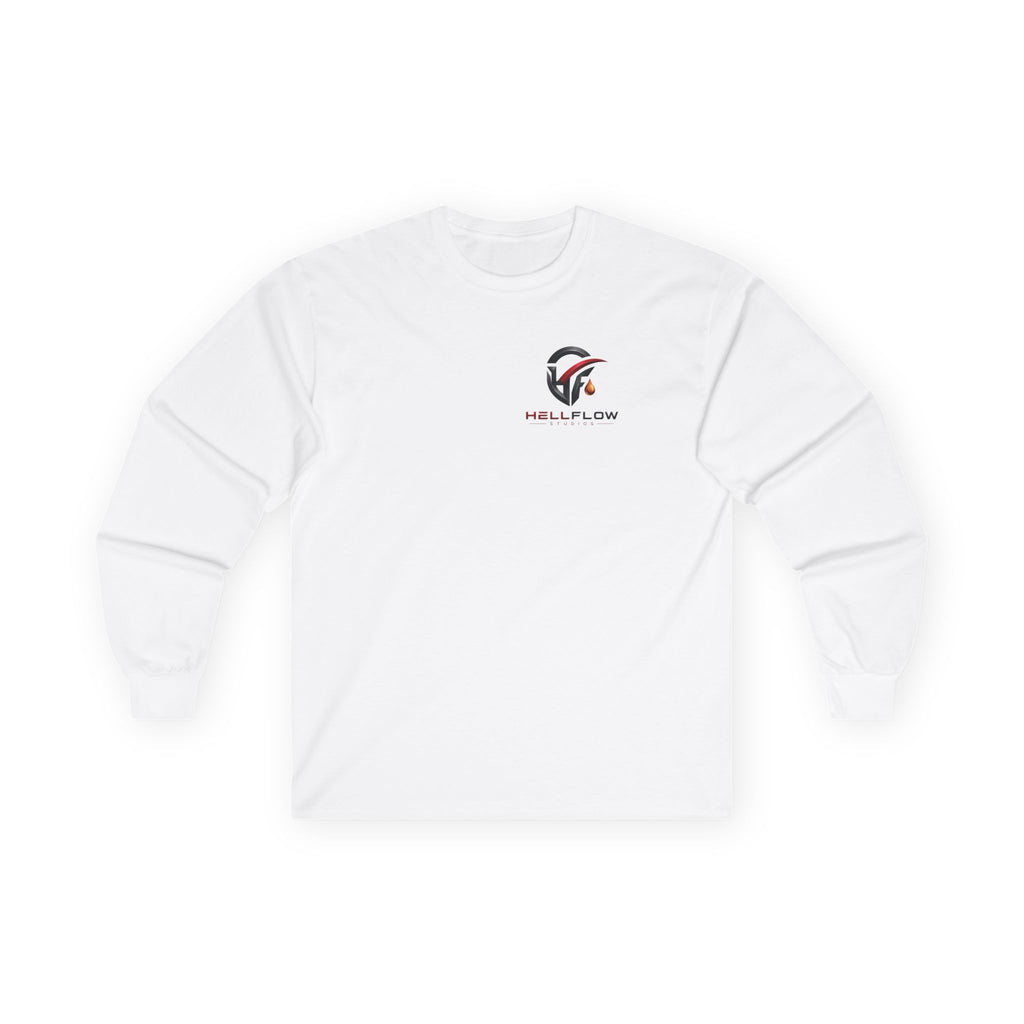 Minimalist Logo Long Sleeve Tee — 'RELAPSE' Chest Graphic