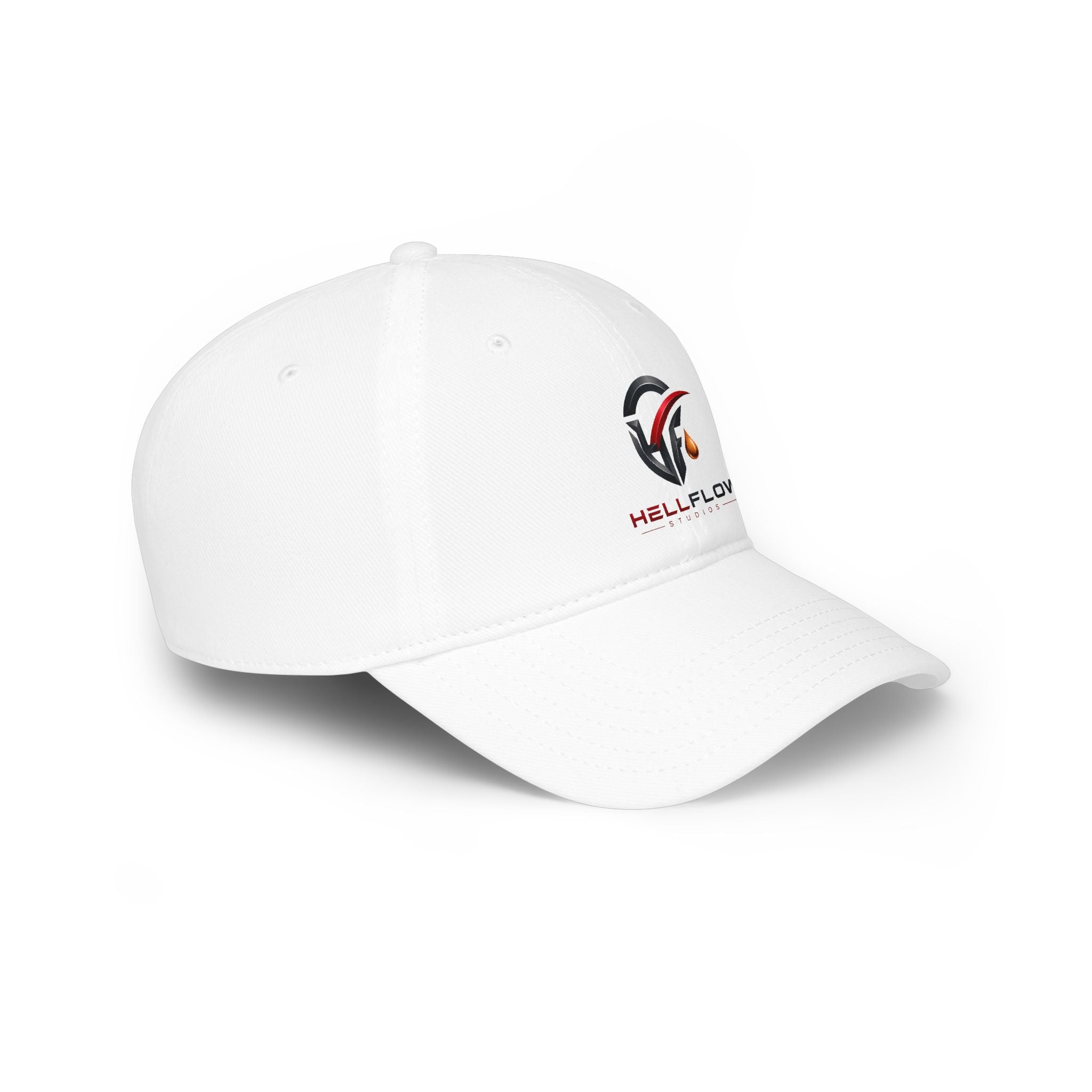 HellFlow Logo Low Profile Cap — Embroidered Baseball Hat