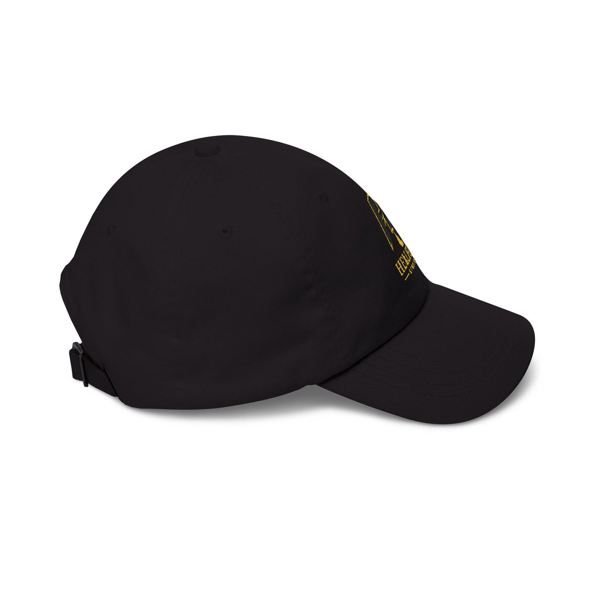 HellFlow Studios Gold Logo Embroidered Dad Cap