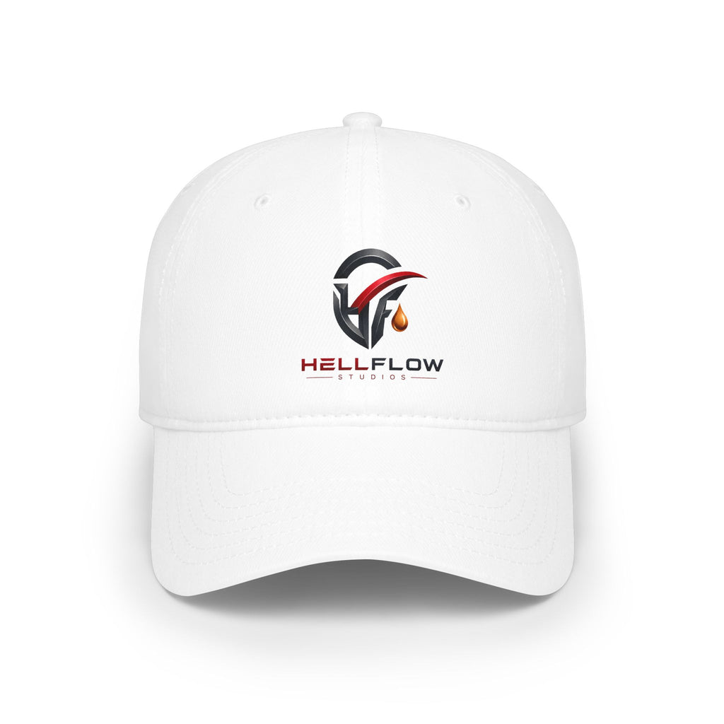 HellFlow Logo Low Profile Cap — Embroidered Baseball Hat