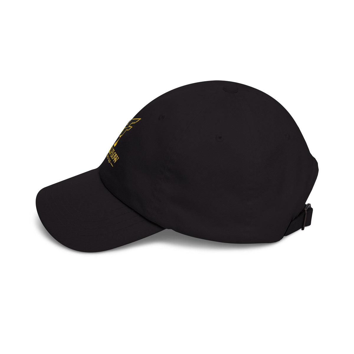 HellFlow Studios Gold Logo Embroidered Dad Cap