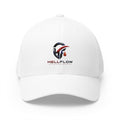 Embroidered HellFlow Logo Cap — Structured Closed-Back Baseball Hat
