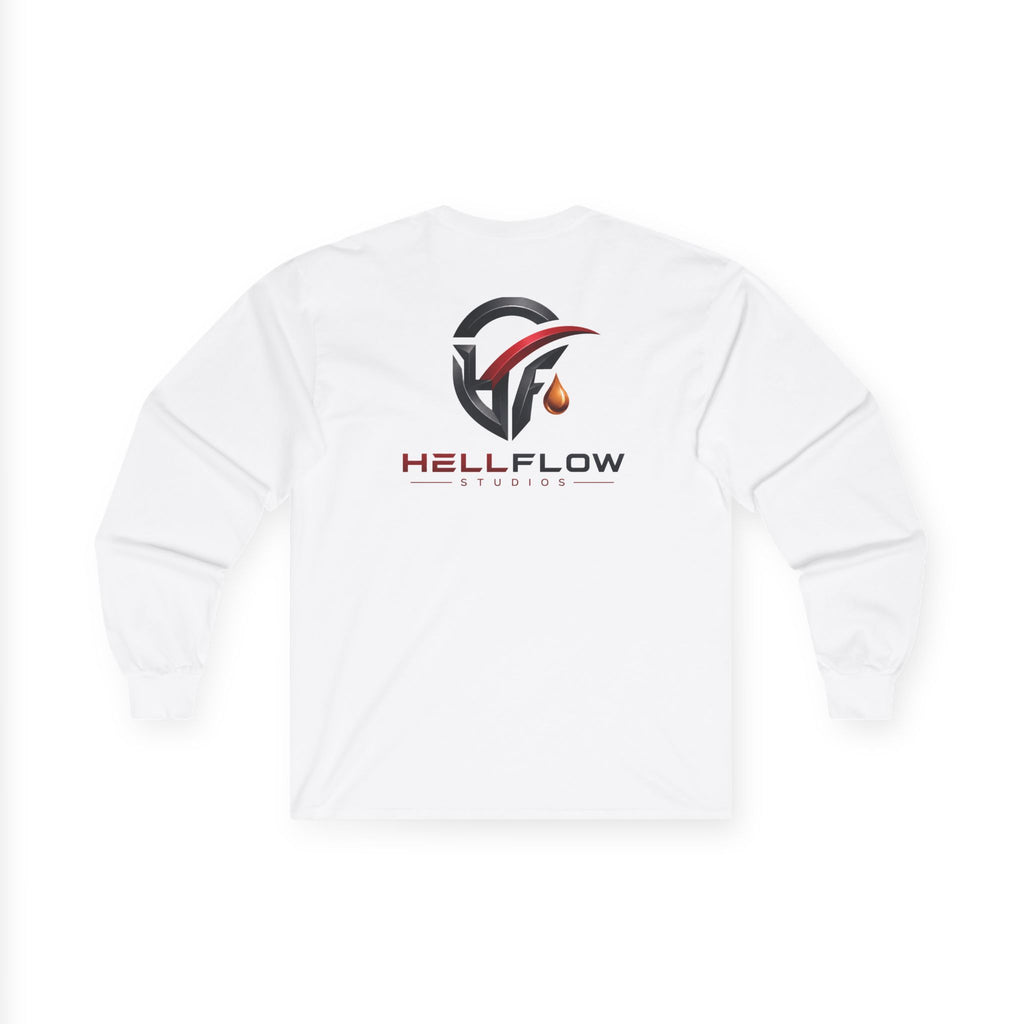 Minimalist Logo Long Sleeve Tee — 'RELAPSE' Chest Graphic
